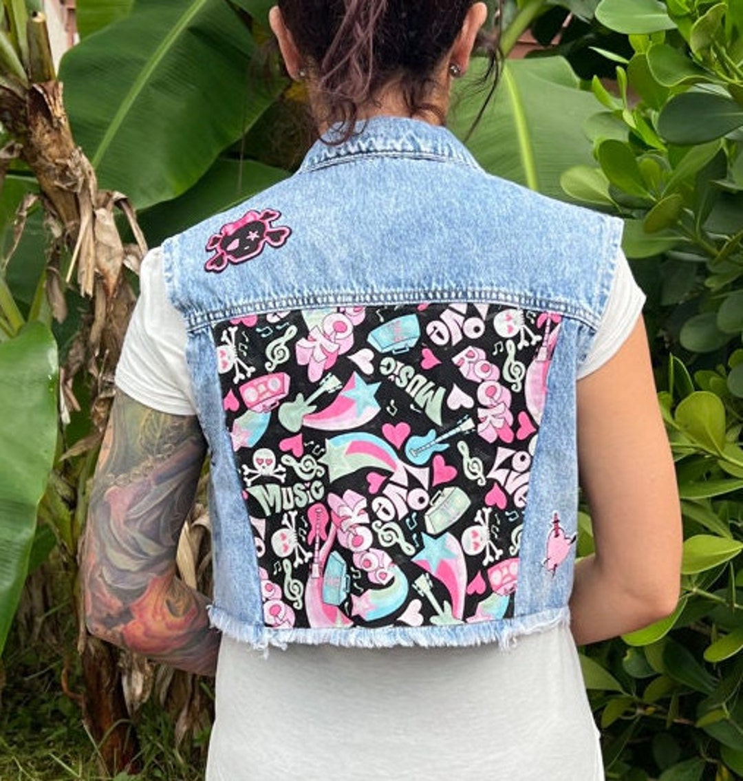 Custom Rocker Vest - Etsy
