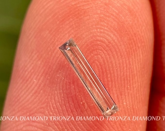 Elongated Baguette Lab Grown Diamond, 0.23 CT Baguette Cut Lab Created Diamond, Loose Diamond for Engagement Ring, F/VS Graded Diamond