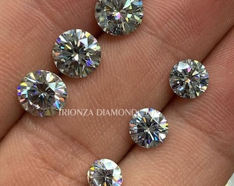 Lab Grown Loose Diamond IGI Certified Diamond Round Brilliant Cut E F Color VS1 Clarity 0.25 To 4.0 CT Lab Created Diamond Engagement Ring