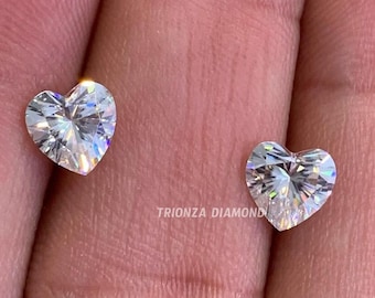 Heart Shape Lab Created Diamond,0.50 & 1.50 CT IGI Certified Lab Grown Diamond D/VS1, Diamond for Engagement Ring or Pendant, Diamond Gift