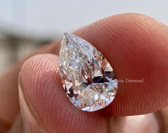 Pear Cut Lab Grown Loose Diamond, F/VVS2 IGI Certified CVD Diamond For Ring & Jewelry, Diamond For Jewelry Making, 3.06 CT Pear Cut Diamond