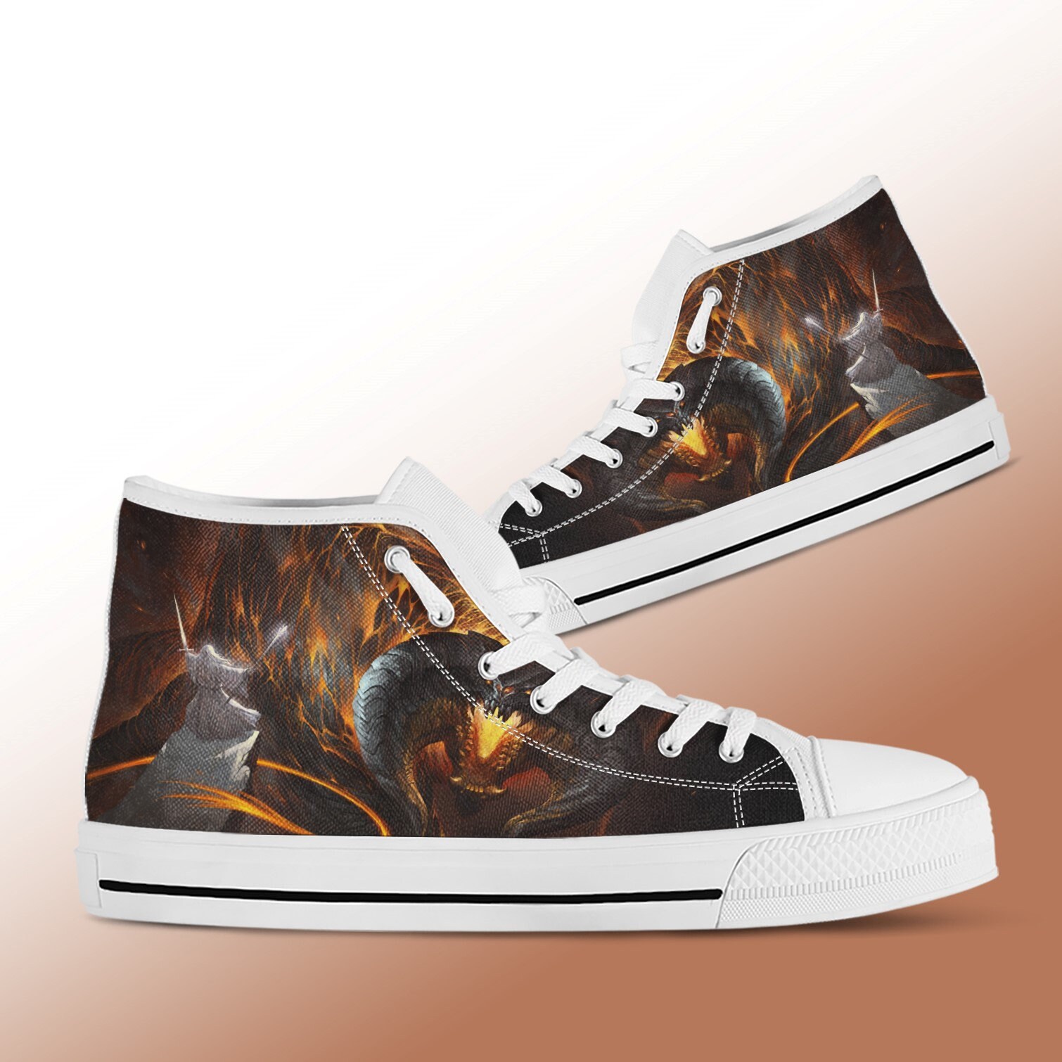 Lord of the Rings Shoes Gandalf Lotr High Top Sneakers. - Etsy