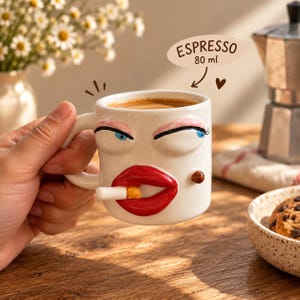 Tasse mit gesicht