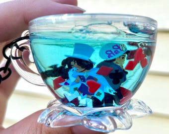 the right teacup // liquid acrylic teacup charm