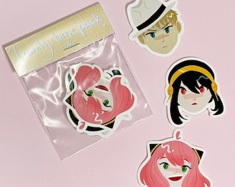 counterfeit family stickers (packs and individual)