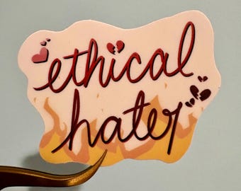 ethical hater sticker