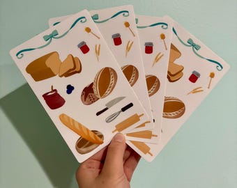bread and baking sticker sheet