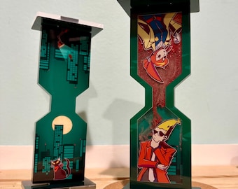 ghost trick hourglass // quicksand acrylic standee