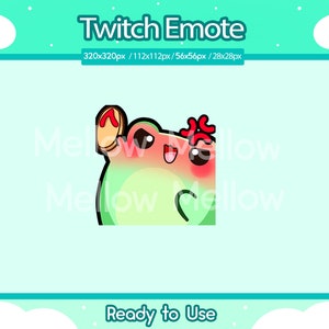 Twitch Frog Emote | Froggy Emote| Sandal | Chancla | Angry | Frog Emotes | Cute Frog | Youtube | Discord | Kawaii