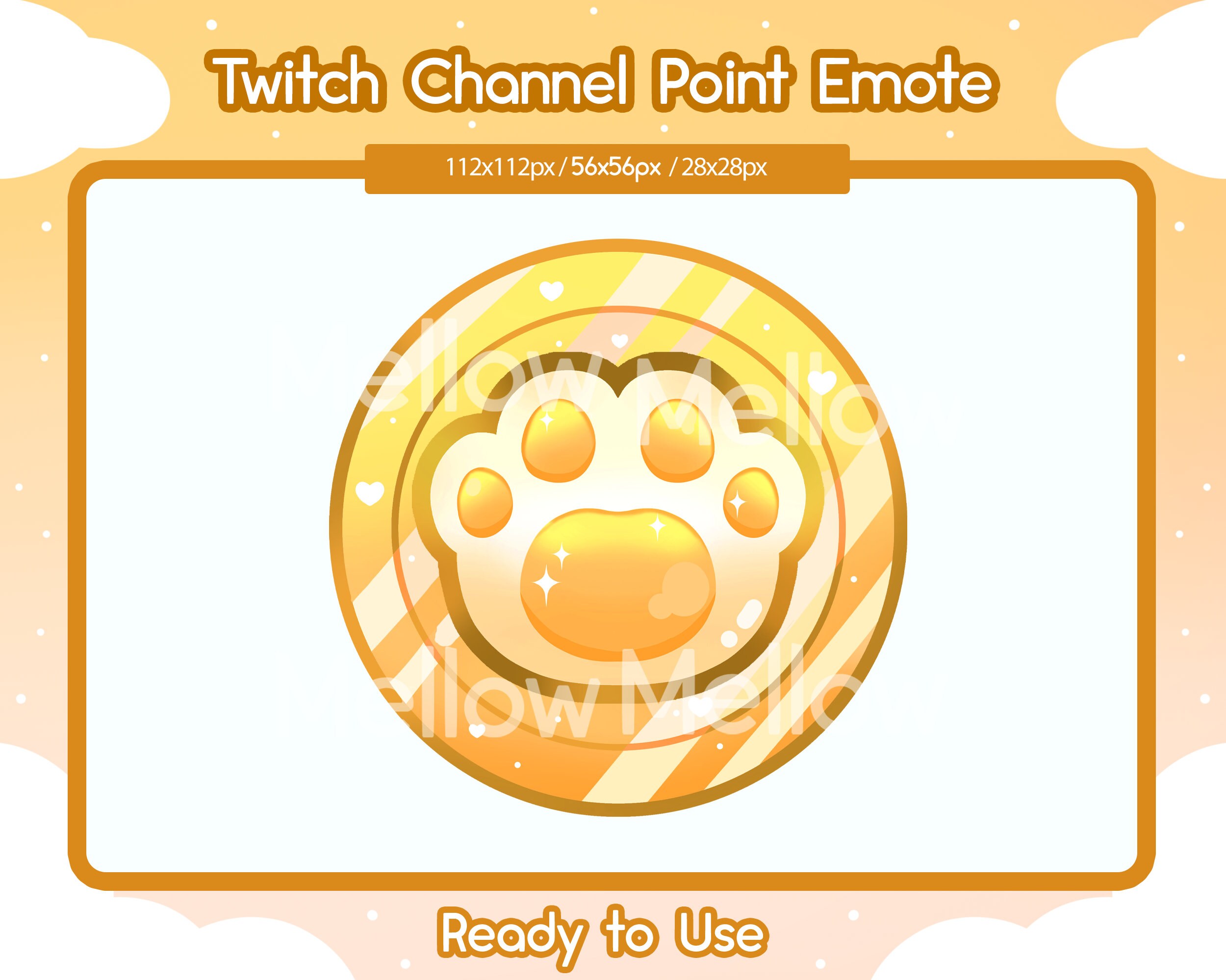 Coin Channel Points Paw - Etsy