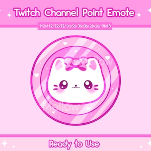 Cat Coin Channel Point Twitch | Emote | Sub Badges | Emote
