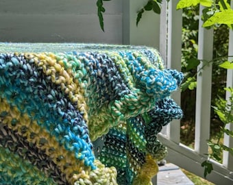 Boho Home Zen Collection Acrylic Ruffled Baby Blankie Or Throw