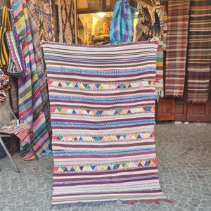 Vintage Berber Haik Blanket Beautiful Berber Blanket