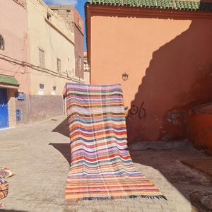 Vintage Berber Haik Blanket Beautiful Berber Blanket
