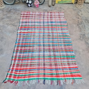 Vintage Berber Haik Blanket Beautiful Berber Blanket