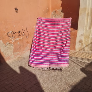 Vintage Berber Haik Blanket Beautiful Berber Blanket