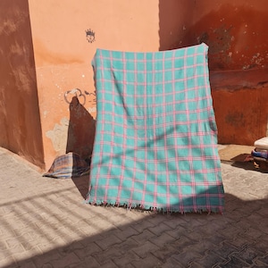 Vintage Berber Haik Blanket Beautiful Berber blanket