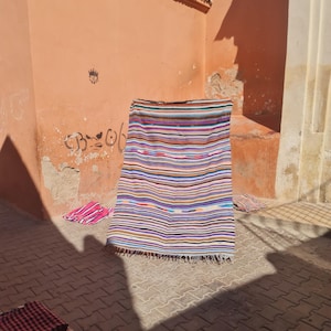 Vintage Berber Haik Blanket Beautiful Berber Blanket