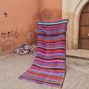 Vintage Berber Haik Blanket Beautiful Berber Blanket