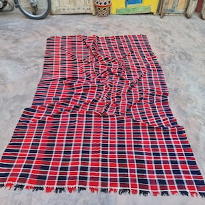 Vintage Berber Haik Blanket Beautiful Berber blanket