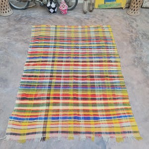 Vintage Berber Haik Blanket Beautiful Berber blanket