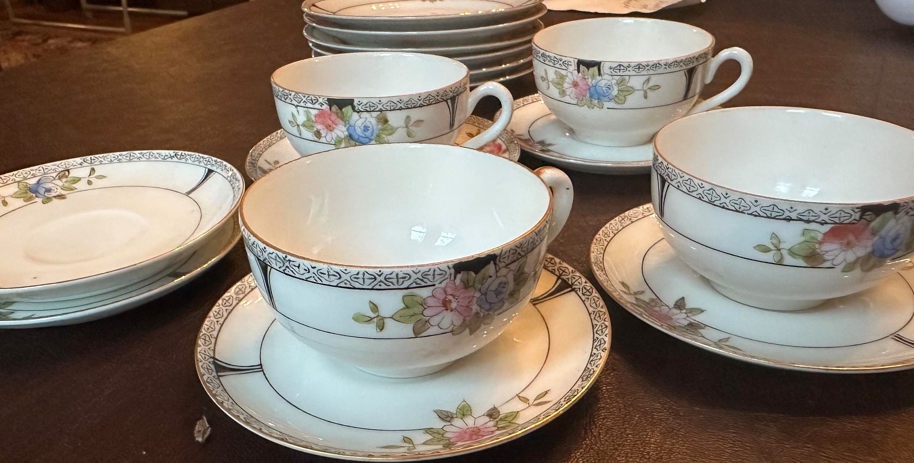 Vintage Noritake Tea Set Etsy