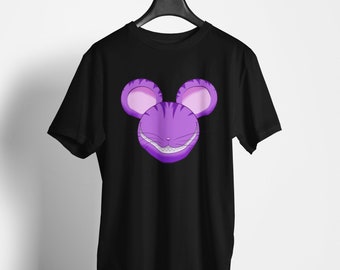 Cheshire Cat Shirt, Alice in Wonderland T-Shirt, Mouse Ears, Disney Vacation