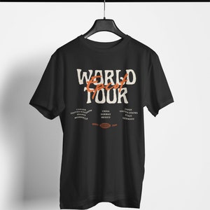 Epcot World Tour, Disney Trip, Epcot T-Shirts, Disney Vacation Shirts, Drink Around The World, Theme Park T-Shirt