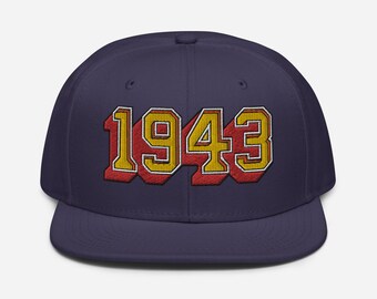 Vintage 1943 Schmup Arcade Snapback Hat