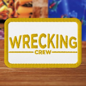 Écusson brodé Wrecking Crew de 3 po.