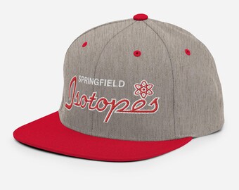 Springfield Isotopes Cosplay Retro-Stil Snapback Cap
