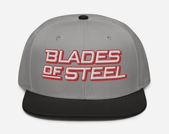 Blades of Steel Hockey Vintage Retro 8bit Snapback Hat