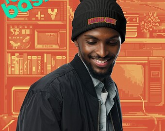 Samurai Ghost Waffle beanie