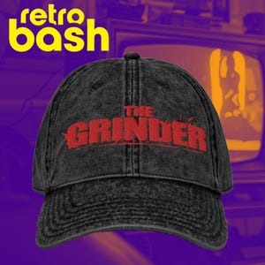 The Grinder Vaporware Game Vintage Cotton Twill Dad Cap Hat