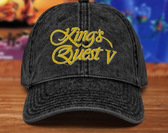 King's Quest V PC Game RPG Vintage Cotton Twill Cap