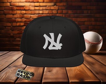Nishitetsu Lions Vintage Retro Snapback Hat