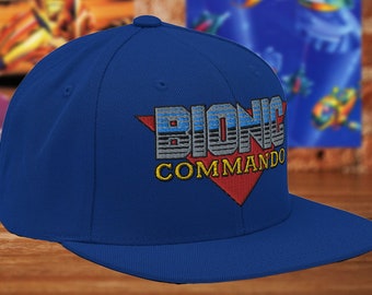Vintage Bionic Commando Retro Snapback Hat