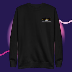 Neo Geo vintage retro 90&#39;s streetwear Unisex Premium Sweatshirt
