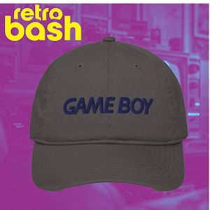 Game Boy Nintendo Handheld retro style Organic dad hat