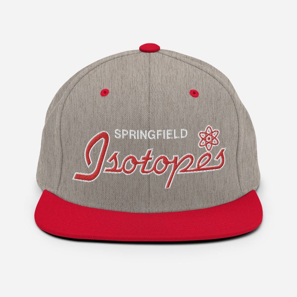 Springfield Isotopes cosplay retro style Simpsons Snapback Hat