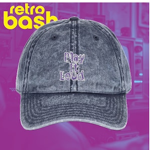 Play It Loud Hat Nintendo super game boy Vintage Cotton Twill cap hat