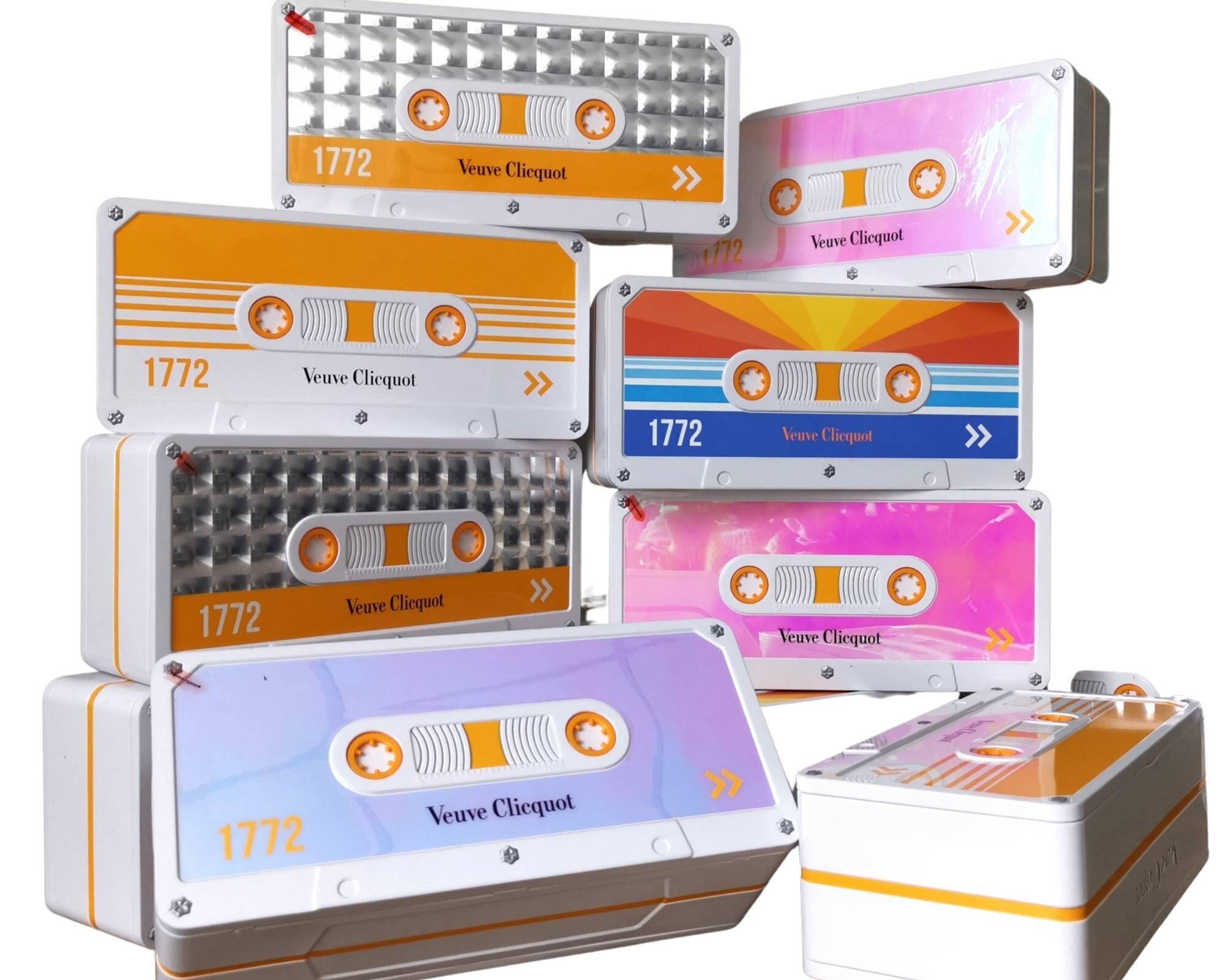 VEUVE CLICQUOT Audio Tape Metal Box for Champagne Bottle Etsy