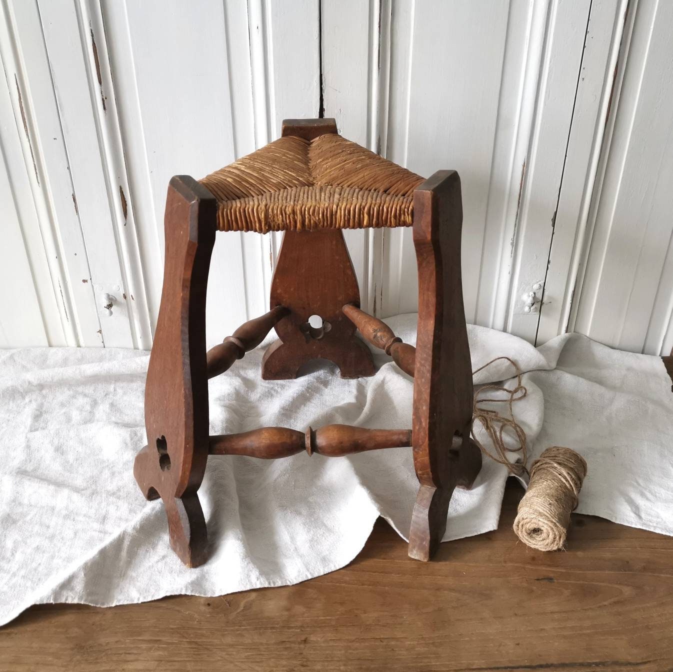 tabouret De Ferme Rustique
