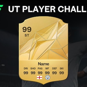 FC25 Custom Ultimate Team-kaarten: voetbalontwikkelingstool