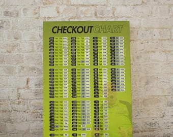 Michael Van Gerwen Darts Checkout Sheet