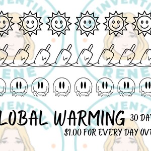 A6 Summer 100 degree savings challenge **INSTANT DOWNLAD**