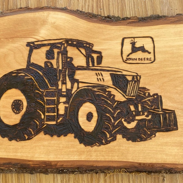 Tractor Wood Burning Etsy