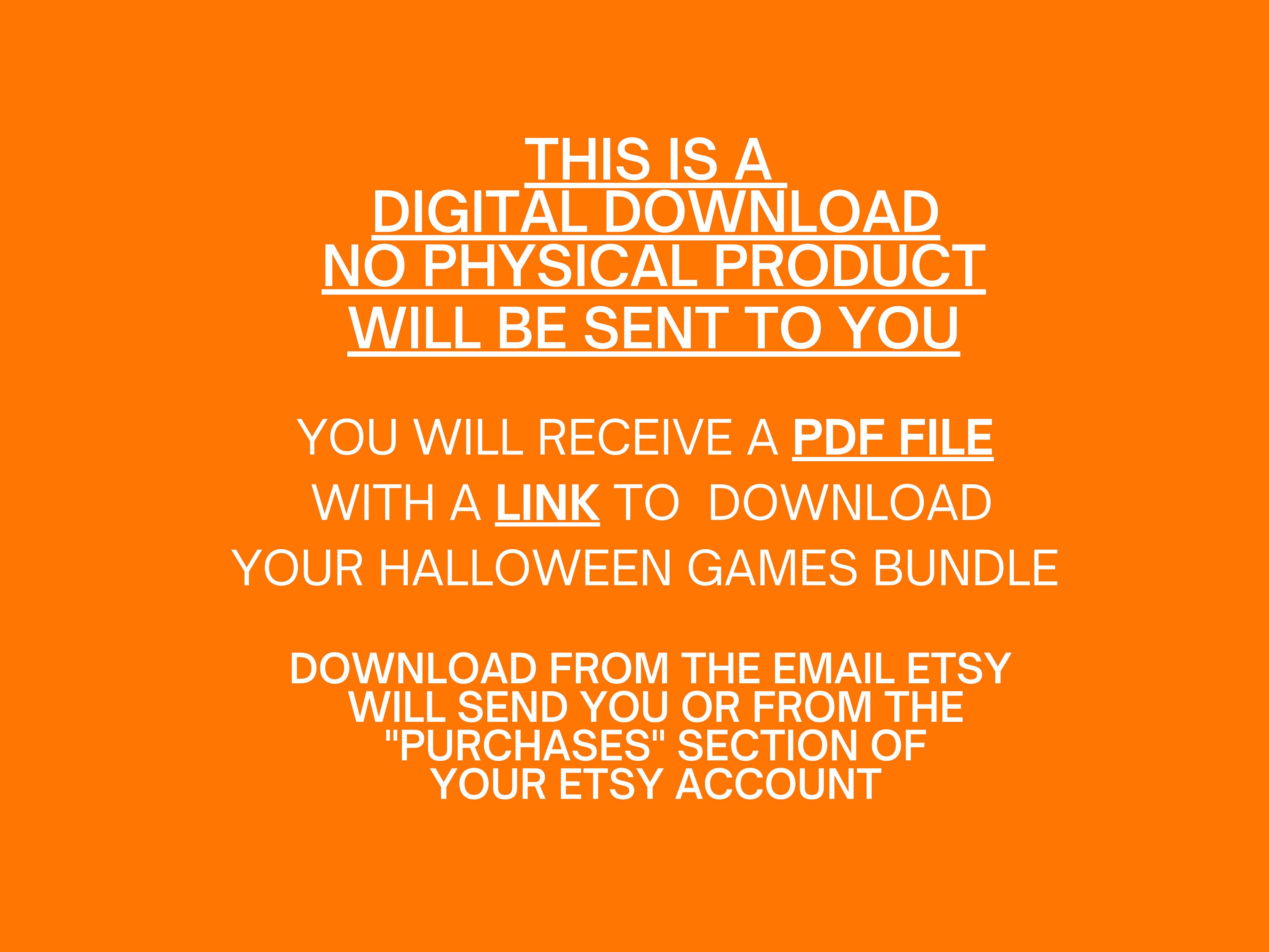 Halloween Games Bundle, Halloween Printable Party Game Activities for ...