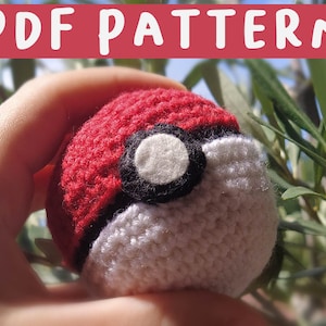 Crochet pattern: Pokeball Amigurumi