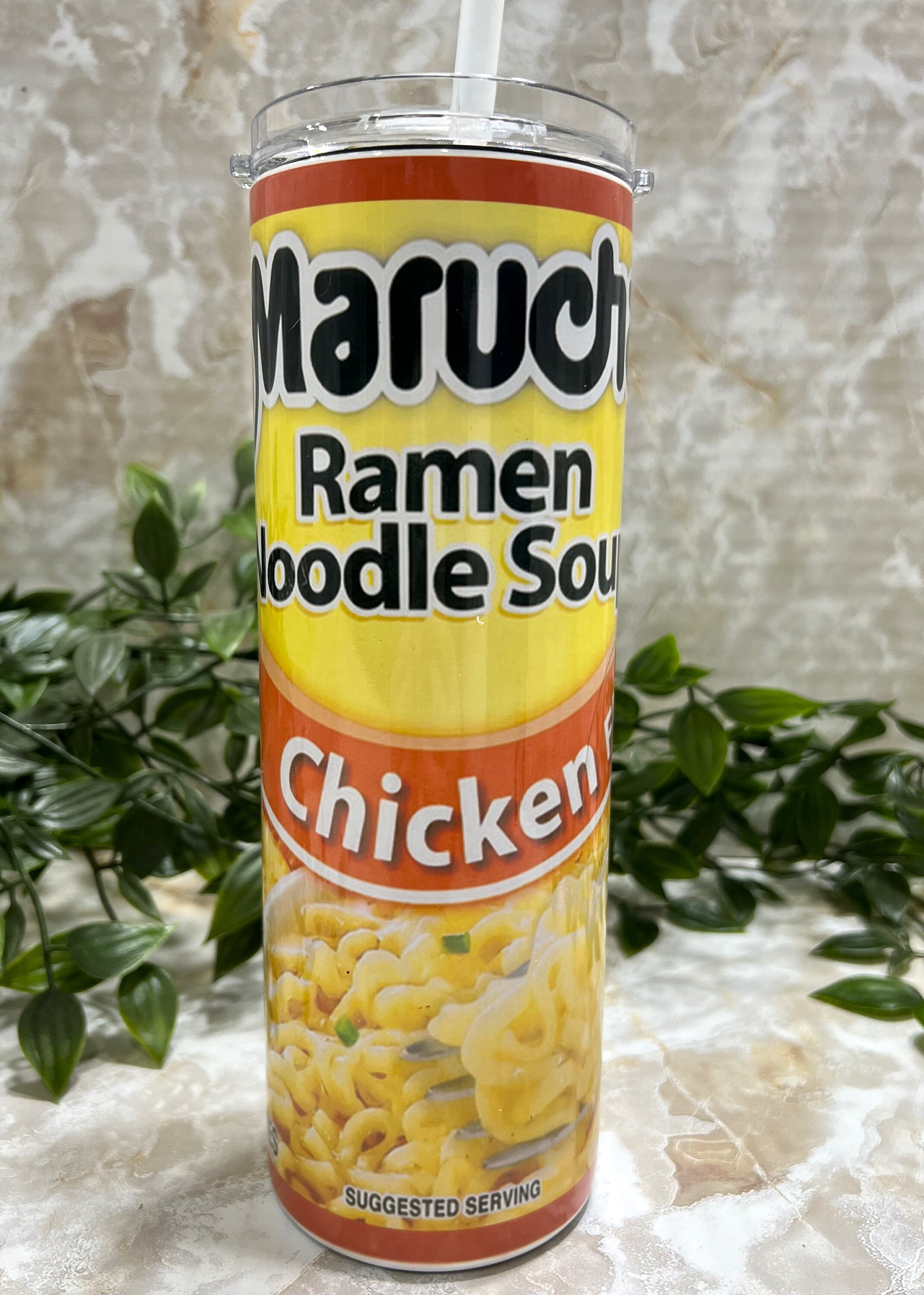 Ramen Chicken Noodle Soup Personalized Tumbler Food Etsy